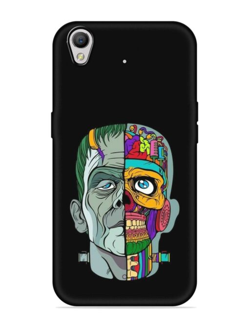 Men Vs Skull Embossed Soft Silicone Case for Oppo A37 Zapvi