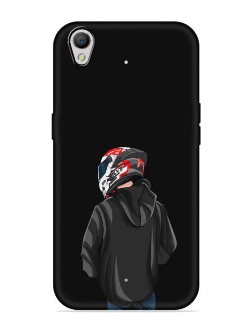 Motorcycle Rider Embossed Soft Silicone Case for Oppo A37 Zapvi