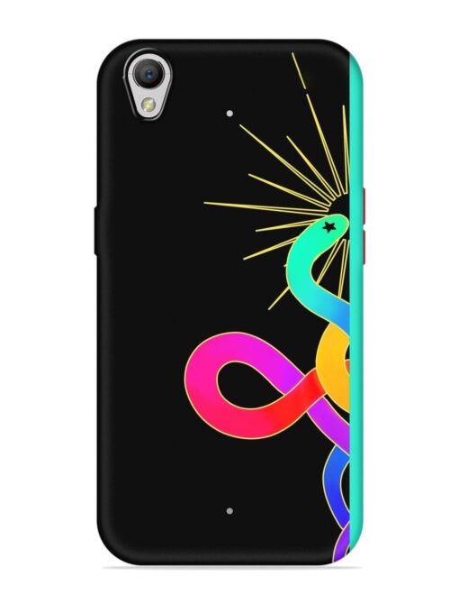 Art Geometric Abstraction Embossed Soft Silicone Case for Oppo A37