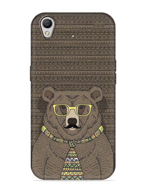 Grizzly Bear Embossed Soft Silicone Case for Oppo A37 Zapvi