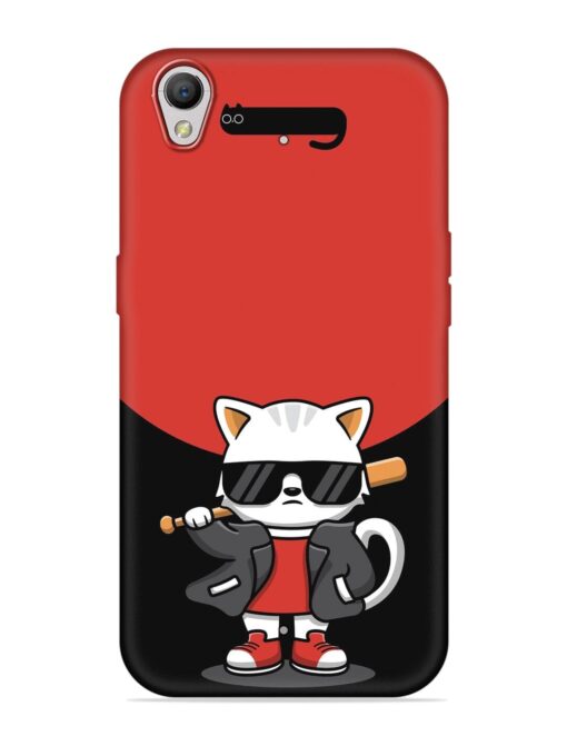 Cool Little Bear Cartoon Embossed Soft Silicone Case for Oppo A37