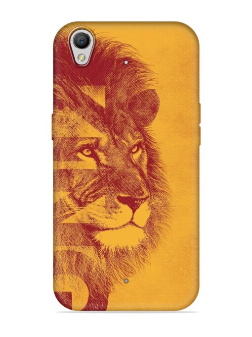 Gold Lion Crown Art Embossed Soft Silicone Case for Oppo A37 Zapvi