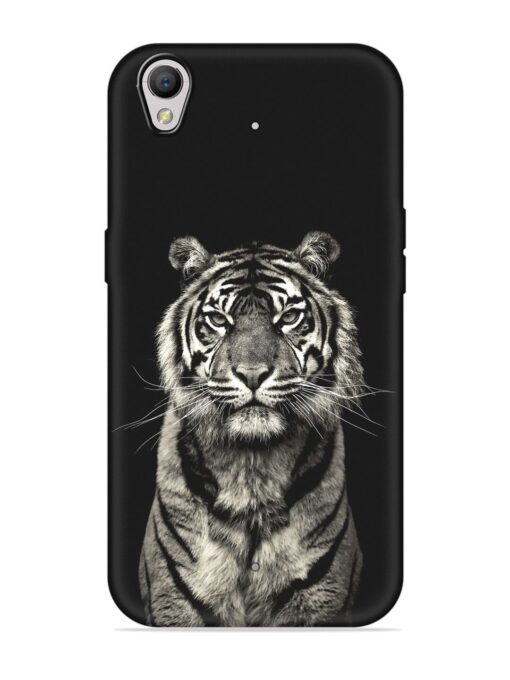 Tiger Art Embossed Soft Silicone Case for Oppo A37 Zapvi