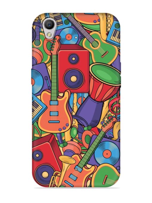 Colorful Music Art Embossed Soft Silicone Case for Oppo A37 Zapvi