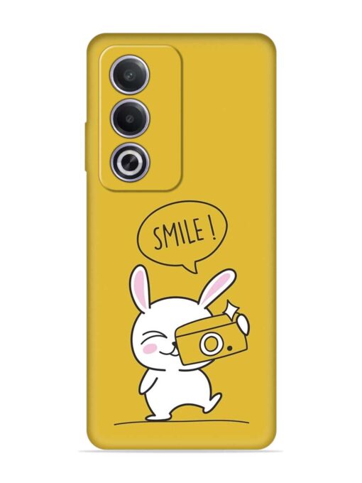 Hey Smile Please Embossed Soft Silicone Case for Oppo A3 Pro (5G) Zapvi