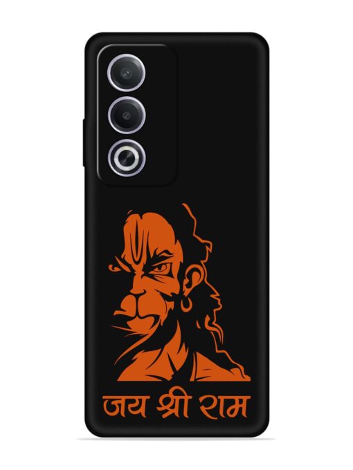 Angry Hanuman Embossed Soft Silicone Case for Oppo A3 Pro (5G) Zapvi