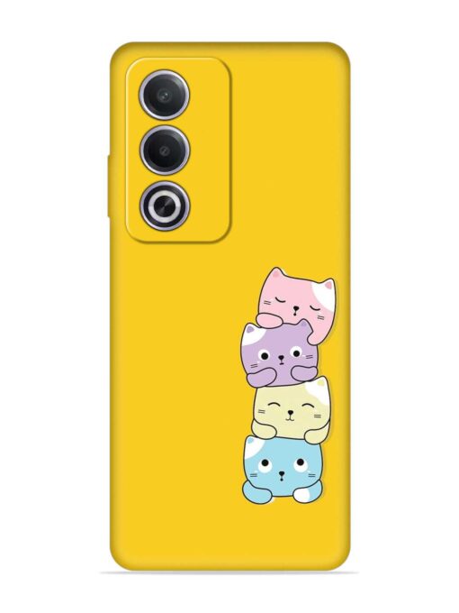 Cartoon Anime Embossed Soft Silicone Case for Oppo A3 Pro (5G)