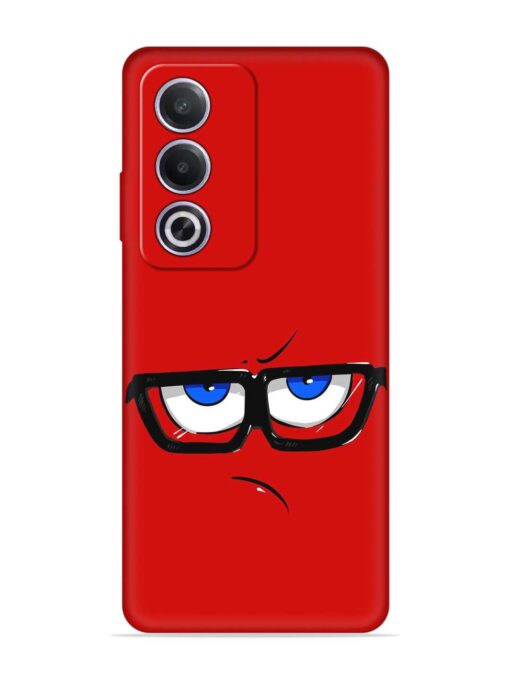 Rad Angry Face Embossed Soft Silicone Case for Oppo A3 Pro (5G) Zapvi