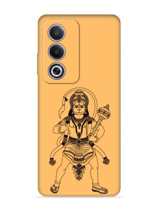 Indian God Hanuman Embossed Soft Silicone Case for Oppo A3 Pro (5G)