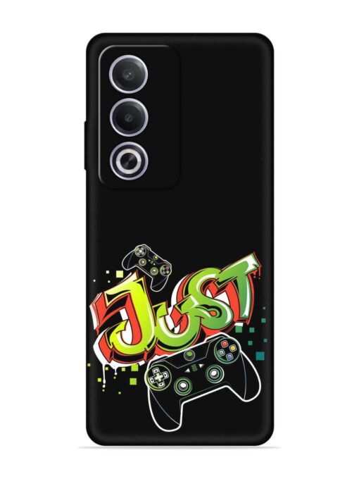 Graffiti Gamepad Illustration Embossed Soft Silicone Case for Oppo A3 Pro (5G) Zapvi