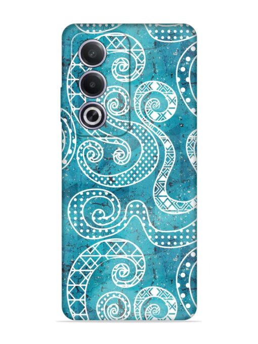 Vintage Curved Seamless Embossed Soft Silicone Case for Oppo A3 Pro (5G) Zapvi