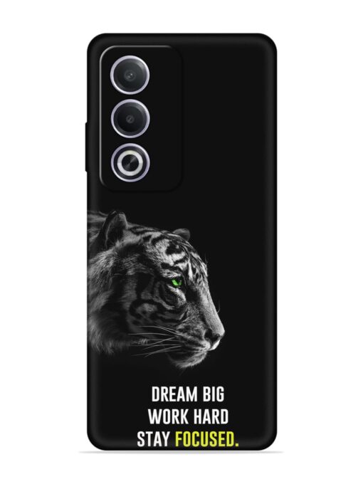 Dream Big Work Hard Embossed Soft Silicone Case for Oppo A3 Pro (5G) Zapvi