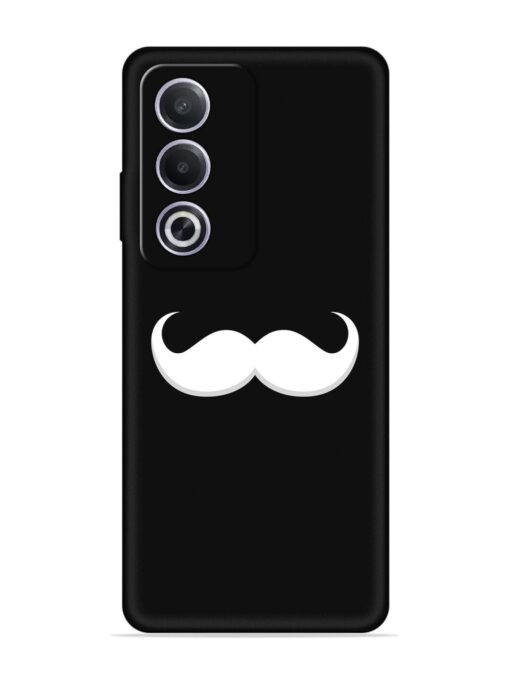 Mustache Vector Embossed Soft Silicone Case for Oppo A3 Pro (5G) Zapvi