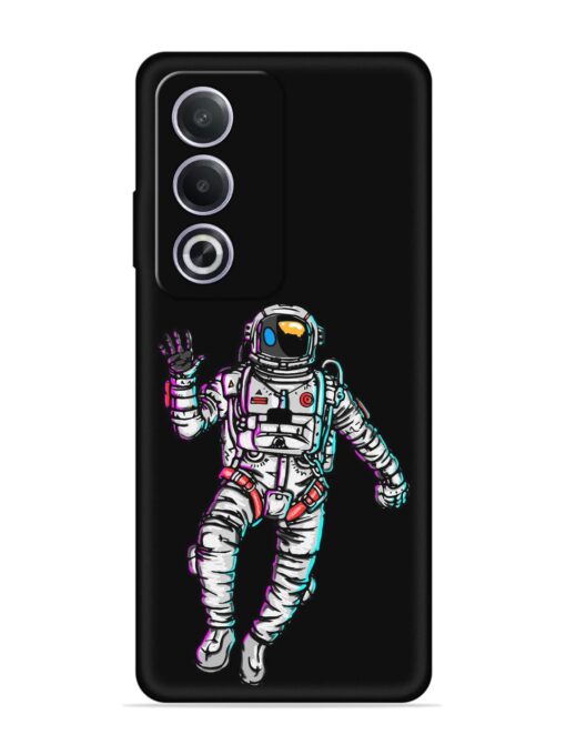 Spaceman Embossed Soft Silicone Case for Oppo A3 Pro (5G) Zapvi