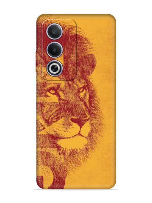 Gold Lion Crown Art Embossed Soft Silicone Case for Oppo A3 Pro (5G) Zapvi