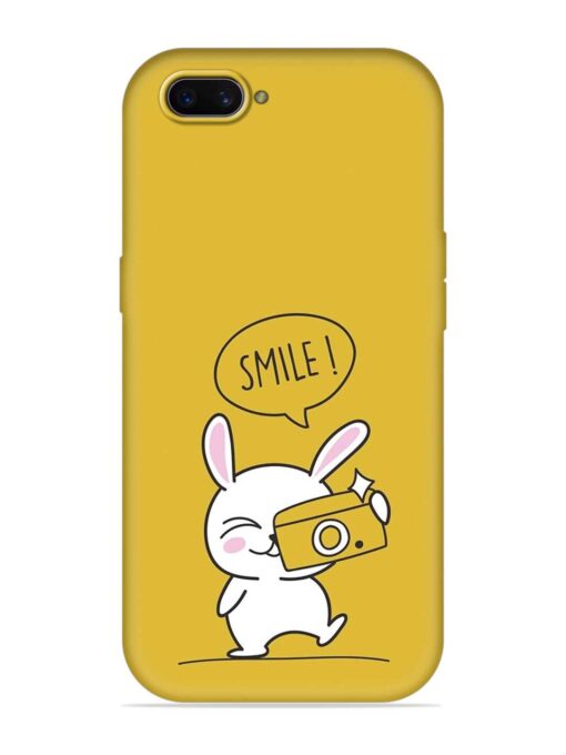 Hey Smile Please Embossed Soft Silicone Case for Oppo A3S Zapvi