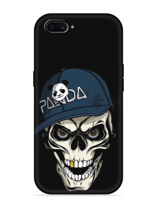 Panda Skull Embossed Soft Silicone Case for Oppo A3S Zapvi