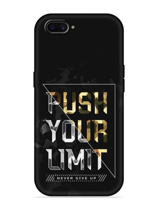 Push Your Limits Embossed Soft Silicone Case for Oppo A3S Zapvi