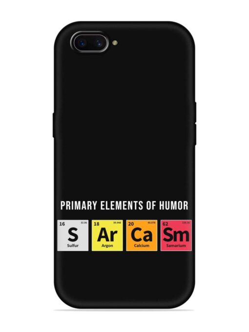 Primary Elements Humor Embossed Soft Silicone Case for Oppo A3S