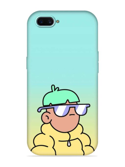 Doodles Cool Character Embossed Soft Silicone Case for Oppo A3S Zapvi