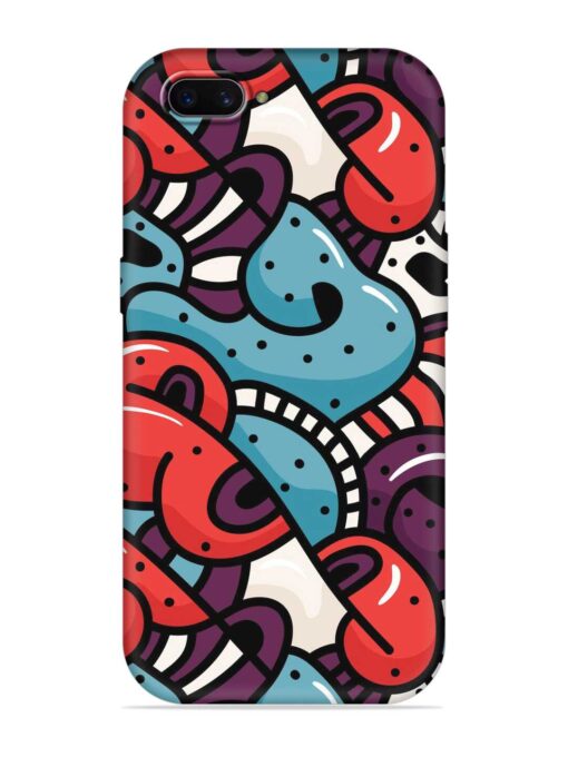 Seamless Backdrop Colorful Embossed Soft Silicone Case for Oppo A3S