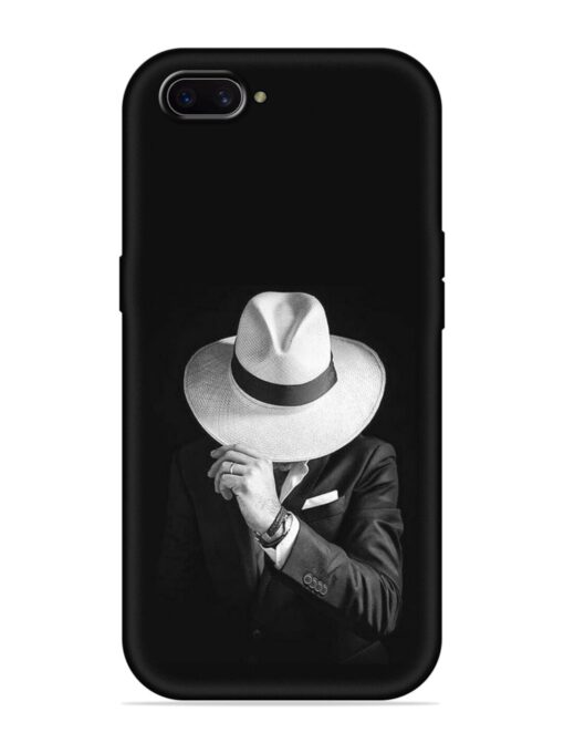 Men Under Hat Embossed Soft Silicone Case for Oppo A3S Zapvi