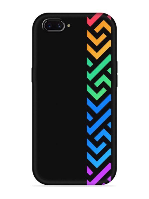 Colorshape Stripes Embossed Soft Silicone Case for Oppo A3S Zapvi