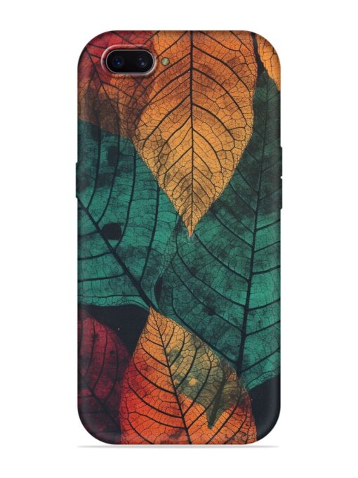 Leaves Artwork Embossed Soft Silicone Case for Oppo A3S