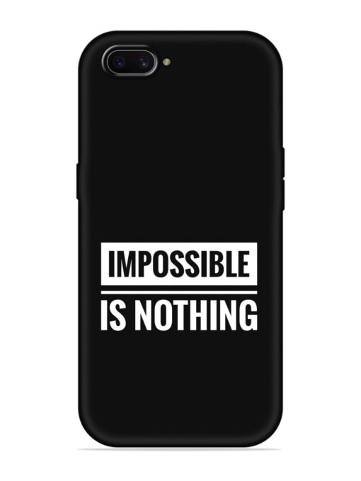 Impossible Is Nothing Embossed Soft Silicone Case for Oppo A3S