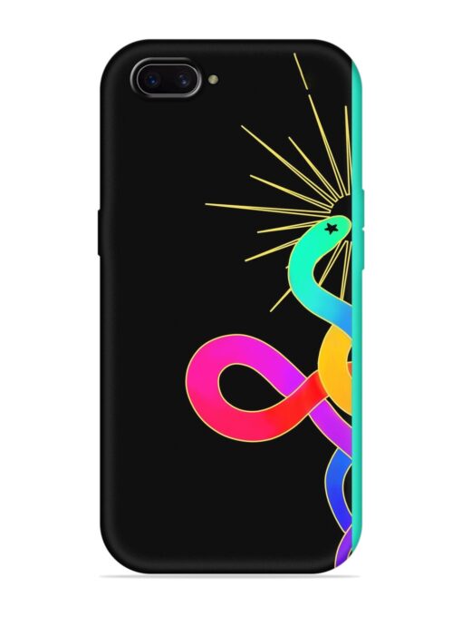 Art Geometric Abstraction Embossed Soft Silicone Case for Oppo A3S Zapvi