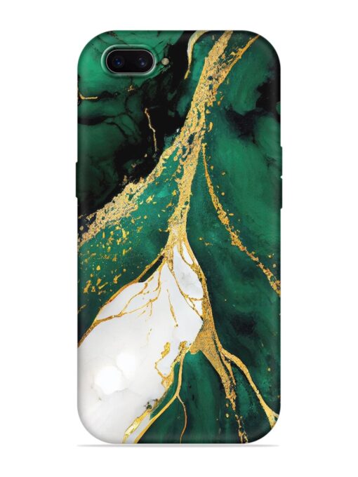 Blue Marble Art Embossed Soft Silicone Case for Oppo A3S Zapvi