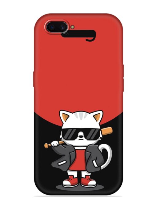 Cool Little Bear Cartoon Embossed Soft Silicone Case for Oppo A3S Zapvi