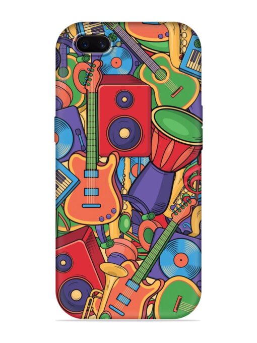 Colorful Music Art Embossed Soft Silicone Case for Oppo A3S Zapvi