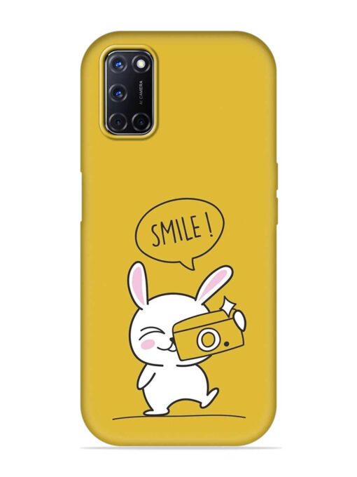 Hey Smile Please Embossed Soft Silicone Case for Oppo A52 Zapvi