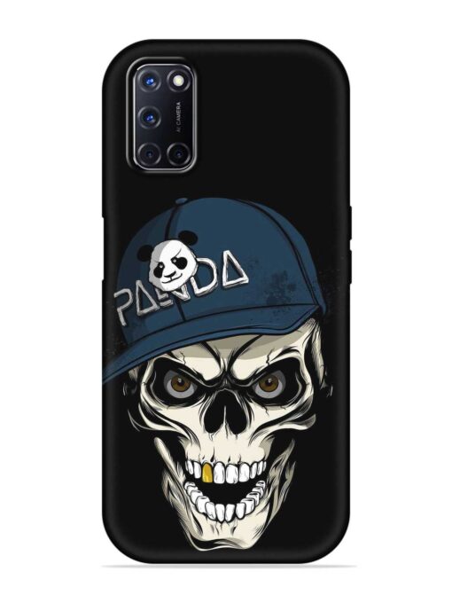 Panda Skull Embossed Soft Silicone Case for Oppo A52 Zapvi