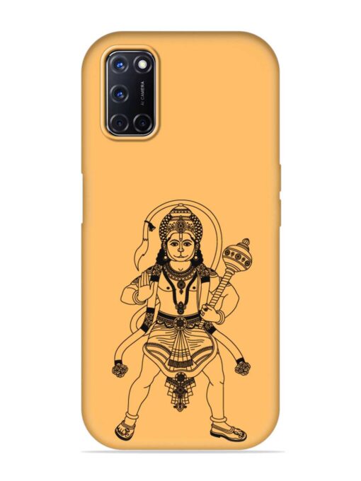 Indian God Hanuman Embossed Soft Silicone Case for Oppo A52 Zapvi