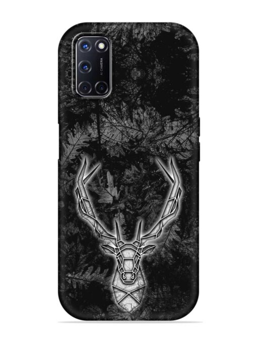 Ancient Deer Embossed Soft Silicone Case for Oppo A52 Zapvi