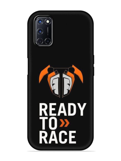 Ready To Race Embossed Soft Silicone Case for Oppo A52 Zapvi