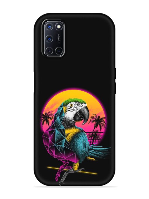 Rad Parrot Embossed Soft Silicone Case for Oppo A52 Zapvi