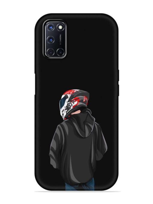 Motorcycle Rider Embossed Soft Silicone Case for Oppo A52