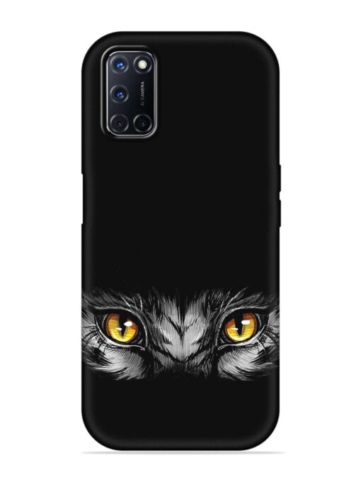 Scary Eye Embossed Soft Silicone Case for Oppo A52 Zapvi