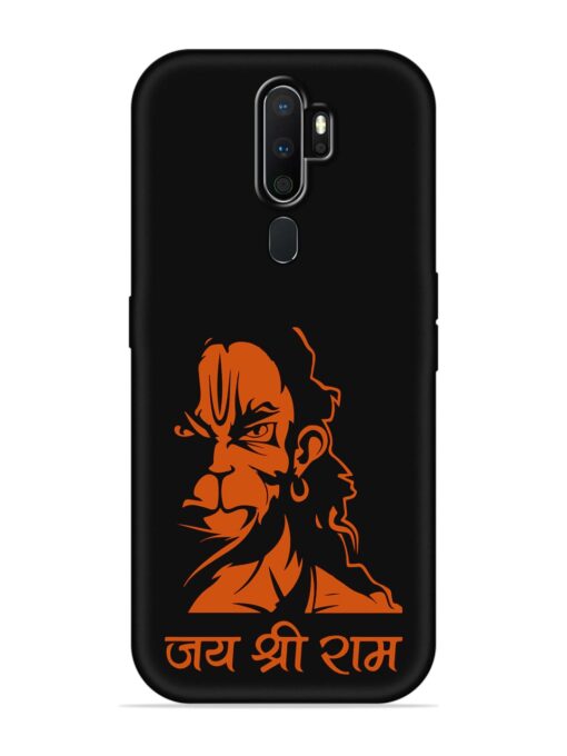 Angry Hanuman Embossed Soft Silicone Case for Oppo A5 (2020) Zapvi