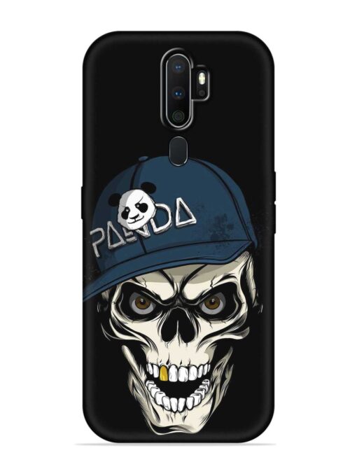 Panda Skull Embossed Soft Silicone Case for Oppo A5 (2020) Zapvi