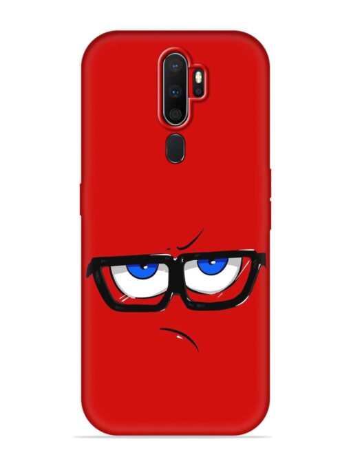 Rad Angry Face Embossed Soft Silicone Case for Oppo A5 (2020) Zapvi