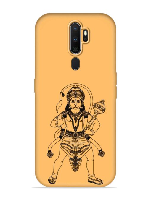 Indian God Hanuman Embossed Soft Silicone Case for Oppo A5 (2020) Zapvi