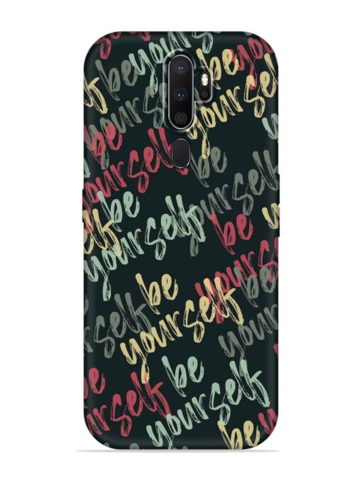 Yourself Seamless Embossed Soft Silicone Case for Oppo A5 (2020) Zapvi