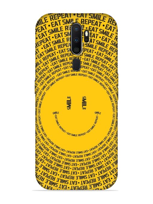 Smiley Embossed Soft Silicone Case for Oppo A5 (2020) Zapvi