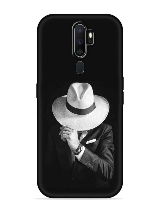 Men Under Hat Embossed Soft Silicone Case for Oppo A5 (2020) Zapvi