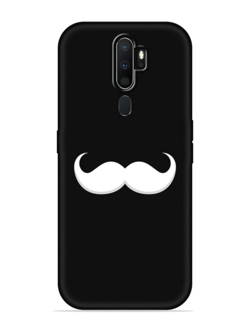 Mustache Vector Embossed Soft Silicone Case for Oppo A5 (2020) Zapvi