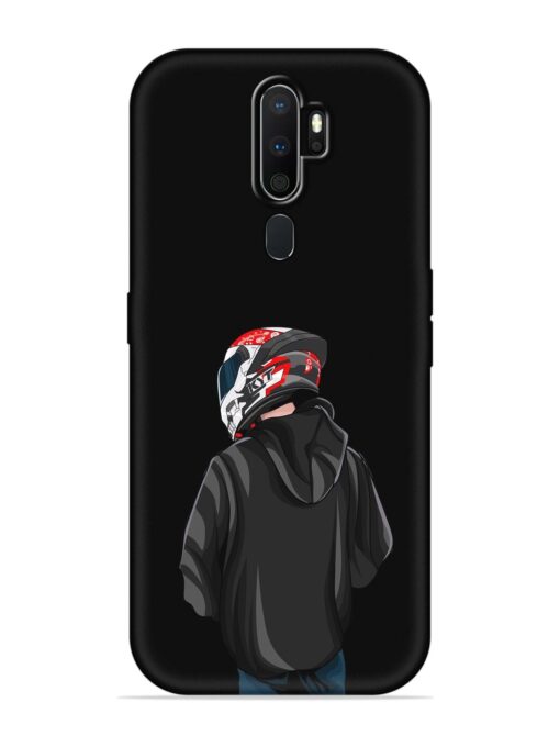 Motorcycle Rider Embossed Soft Silicone Case for Oppo A5 (2020) Zapvi